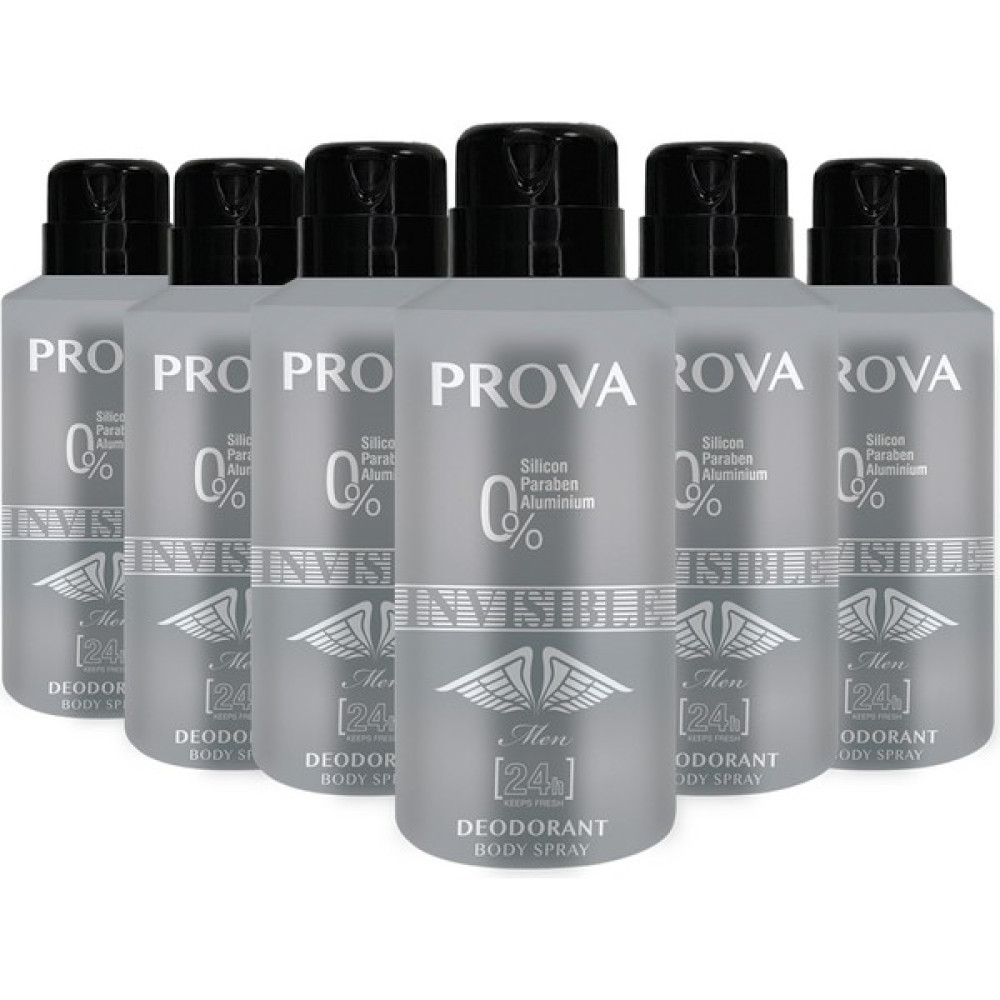 Prova Invisible Erkek Deodorant 150 ml 6 Adet Deodorantlar Fiyatı