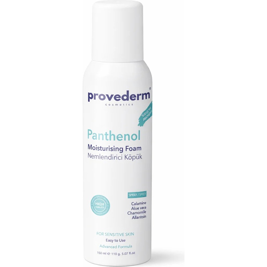 Provederm Panthenol Nemlendirici Köpük 150 ml Çiçek Özlü İçerik ile Tüm Cilt Tiplerine Uygun Diğer Fiyatı