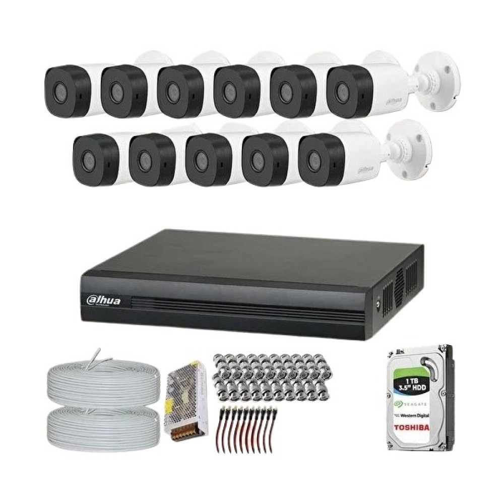 Provzen Dahua 11 Kamera Fullhd Güvenlik Kamerası Set 1tb HDD Oto Boyaları Fiyatı