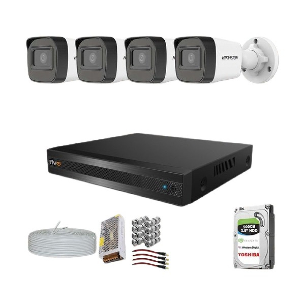 Provzen Hikvision Rv 4 Kamera Güvenlik Kamerası 500 GB HDD Oto Boyaları Fiyatı