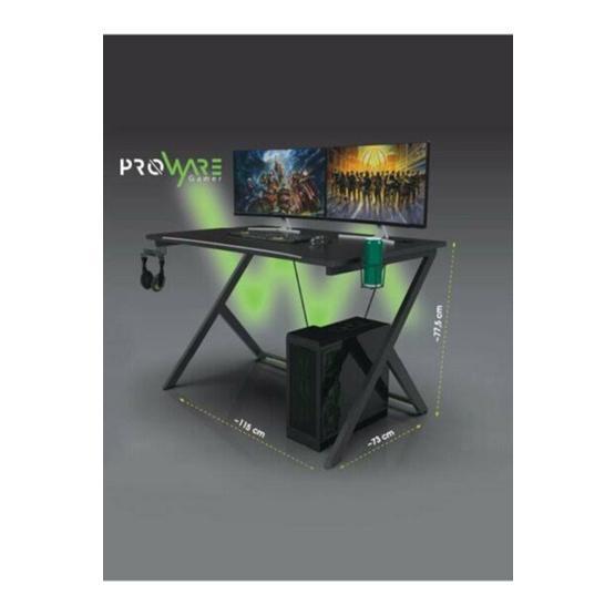 Proware Gamer 7402 Profesyonel Oyuncu Masası