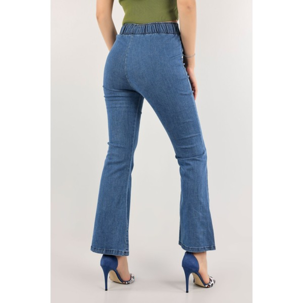 ProWest We Are Enough Enough Jeans Beli Lastikli Tensel Pantolon Bayan Jeans / Kot Pantolon Fiyatı