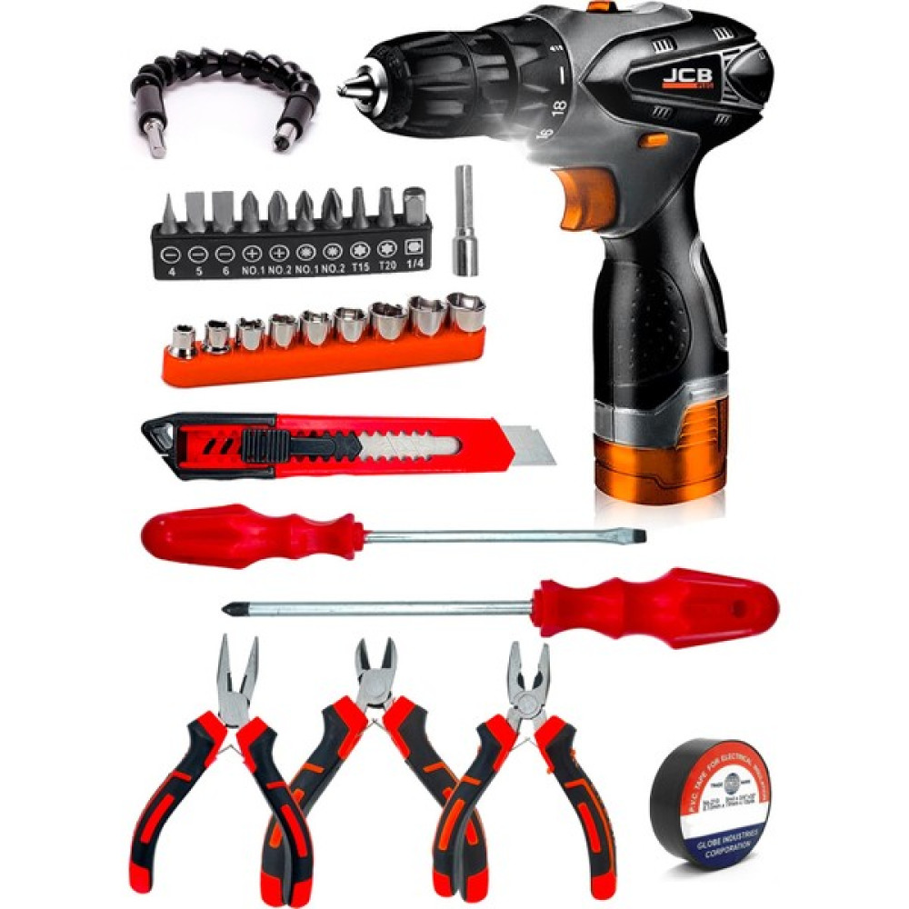 Proxtech 31PCS JSR1800 Professionel Akülü Vidalama Matkap,mini Pense,yankeski,karkaburun,tornavida Fırsat Set Matkaplar Fiyatı