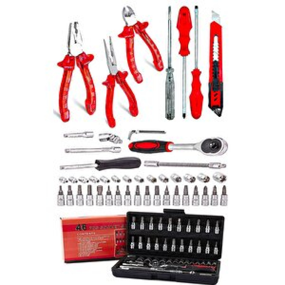 Proxtech 53 Parça Mini Lokma Takımı Otomatik Cırcırlı 1/4" Wrench Set Yüksek Kalite Pense Takim Full Set Lokma Takımı Fiyatı