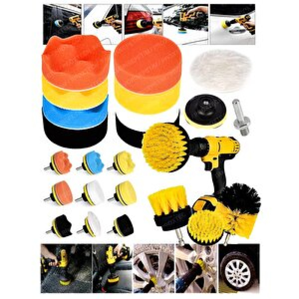 Proxtech Pro 14 Pasta Cila Polisaj Süngeri Seti 115mm Matkap Uyumlu Pasta Cila Fırçalama Parlatma Seti Oto Bakım & Yenileme Ürünleri Fiyatı