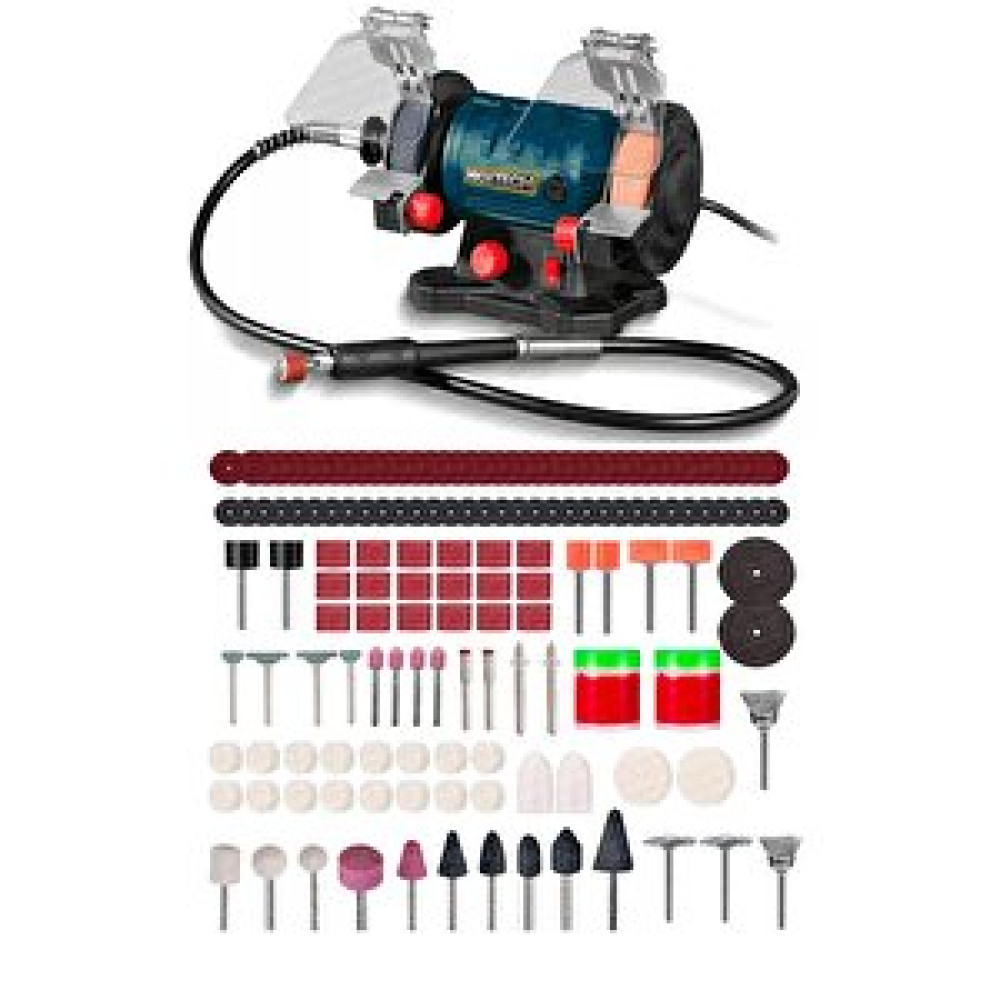 Proxtech Turbo Motorlu Premium Devirli Çark Motoru Dramel Zımpara Bileme Gravür 115pcs Oyma Taşlama Kiti Elektrikli El Aletleri Fiyatı
