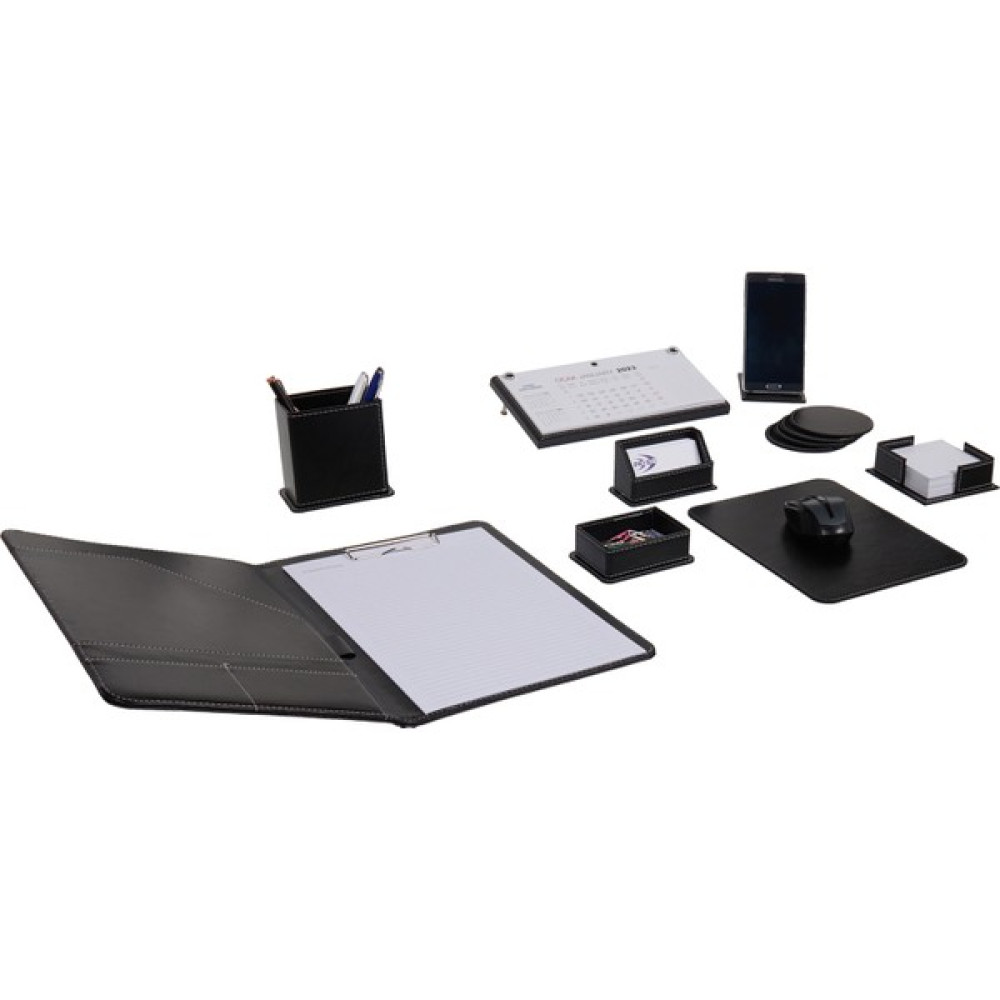 Prozenis PR3709 Ofis Masaüstü Kalemlik Notluk Takvimli Düzenleyici Organizer Set 9 Parça Siyah Ofis Seti Fiyatı