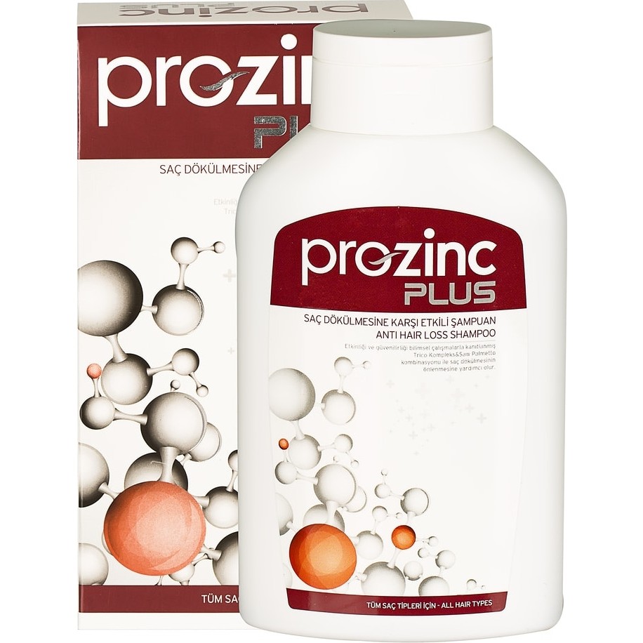 Prozinc Plus Saç Dökülmesine Karşı 300 ml Etkili Şampuan Tüm Saç Tipleri için Özel Formül Şampuan ve Saç Kremi Fiyatı