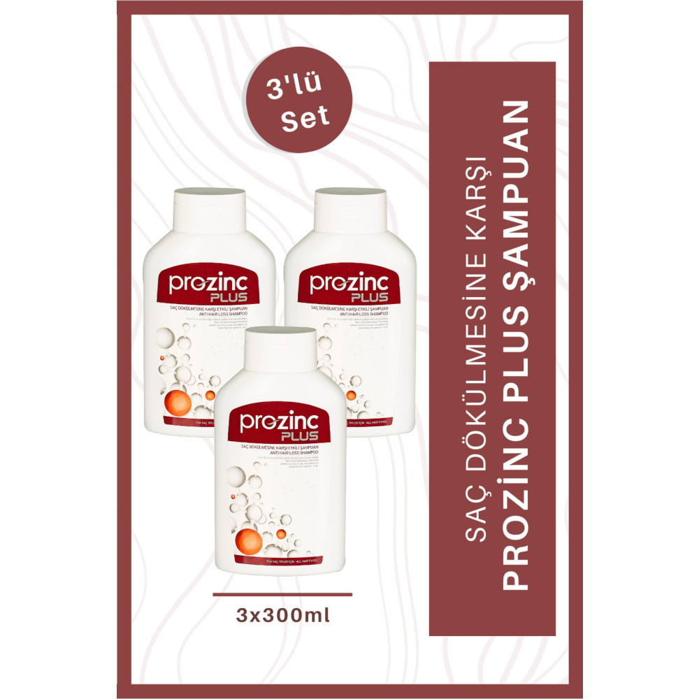 Prozinc Plus Saç Dökülmesine Karşı Etkili Şampuan 3 Al 2 Öde Şampuan ve Saç Kremi Fiyatı