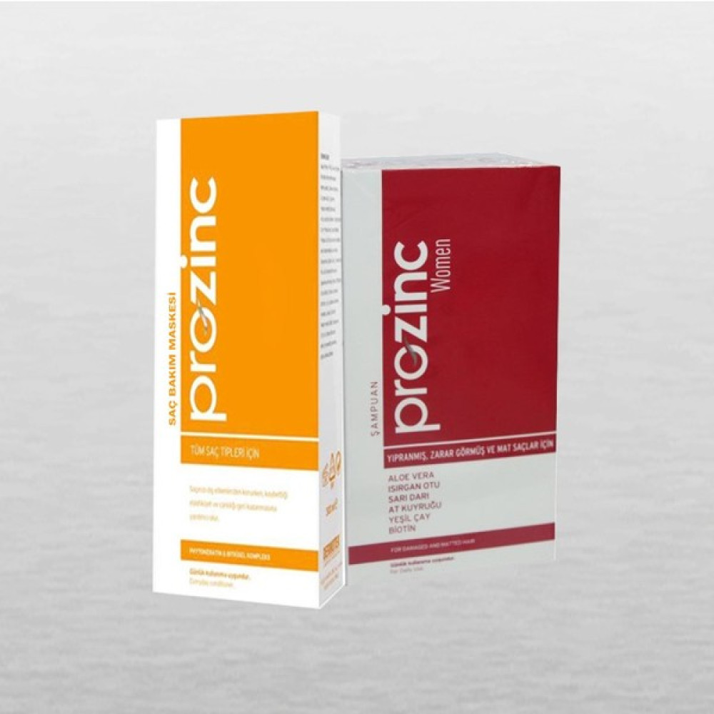 Prozinc Tüm Saç Tipleri Için Maske 200 ml + Prozinc Women Şampuan Saç Bakım Maskeleri & Serumlar & Spreyler Fiyatı