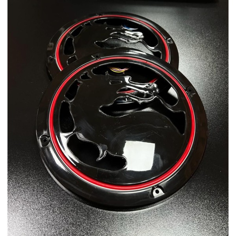 Prs 20 cm Kırmızı Neon Ledli Hoparlör Kapağı 2 Adet Oto Teypleri Fiyatı