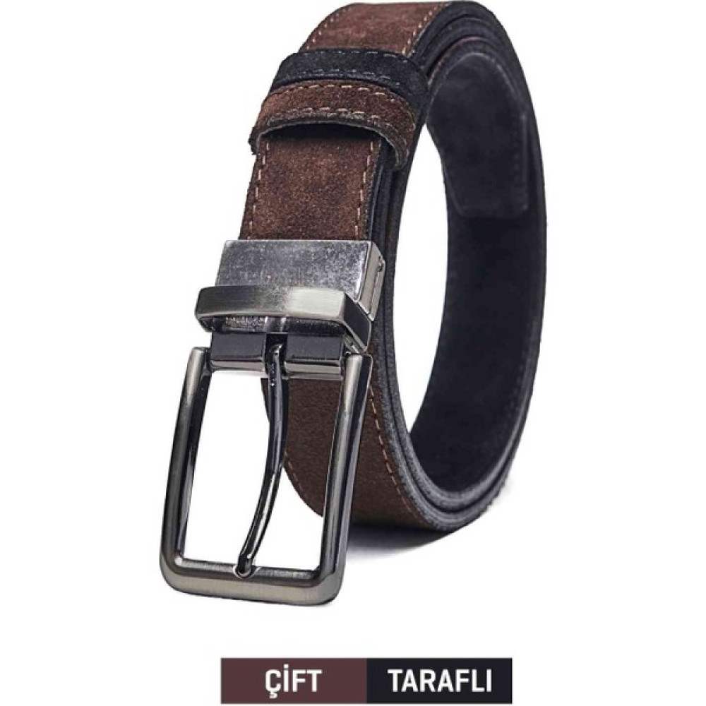 Prs Belt Çift Taraflı Kemer Süet Deri Erkek Kemer 35 mm Keten Kumaş Pantolon Kemeri Erkek Kemeri Fiyatı