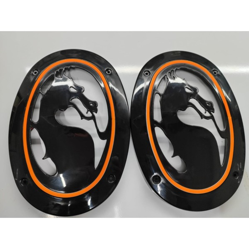 Prs Oval Amber Neon Ledli Hoparlör Kapağı 2 Adet Oto Teypleri Fiyatı