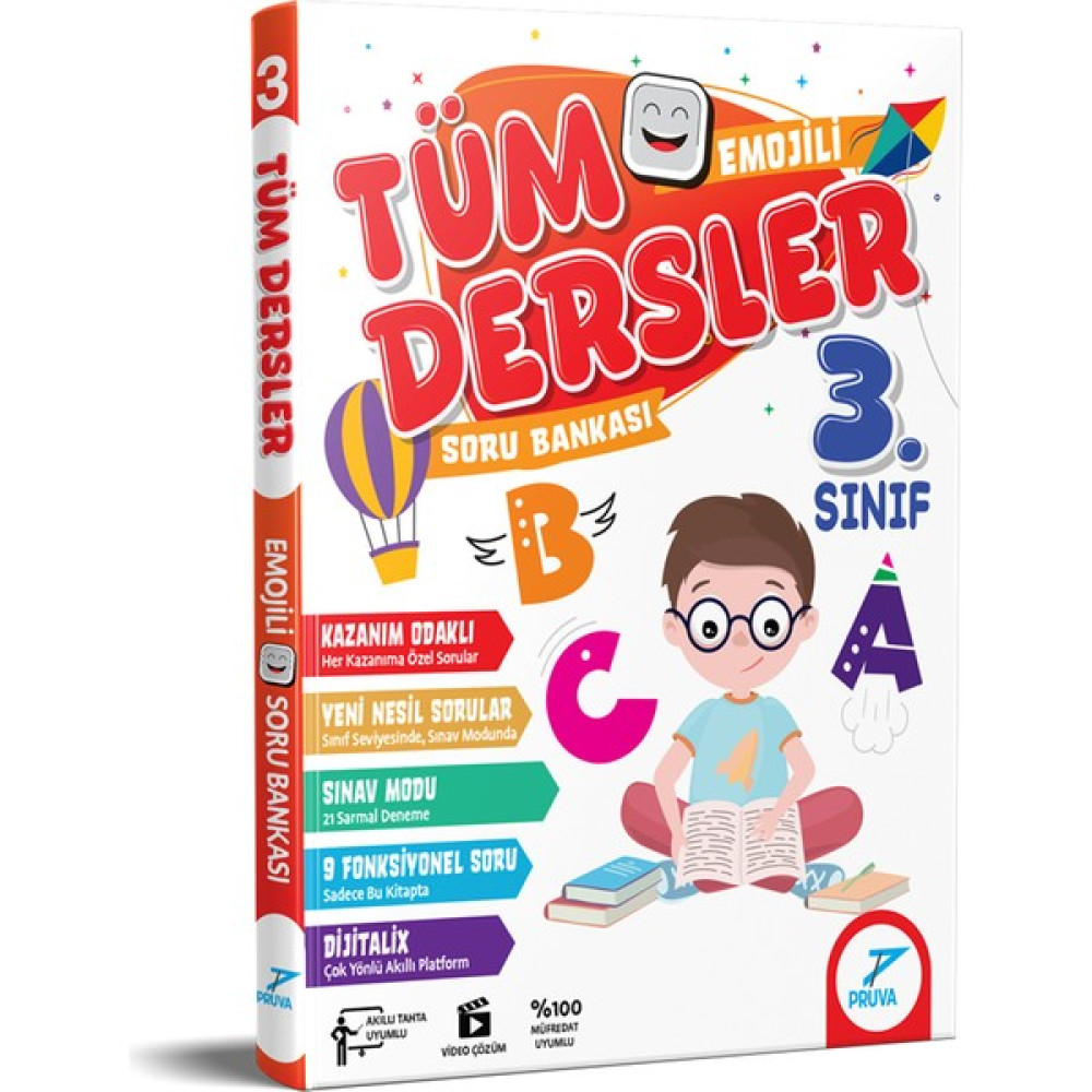 Pruva 3. Sınıf Tüm Dersler Emojili Soru Bankası Tüm Dersler Fiyatı