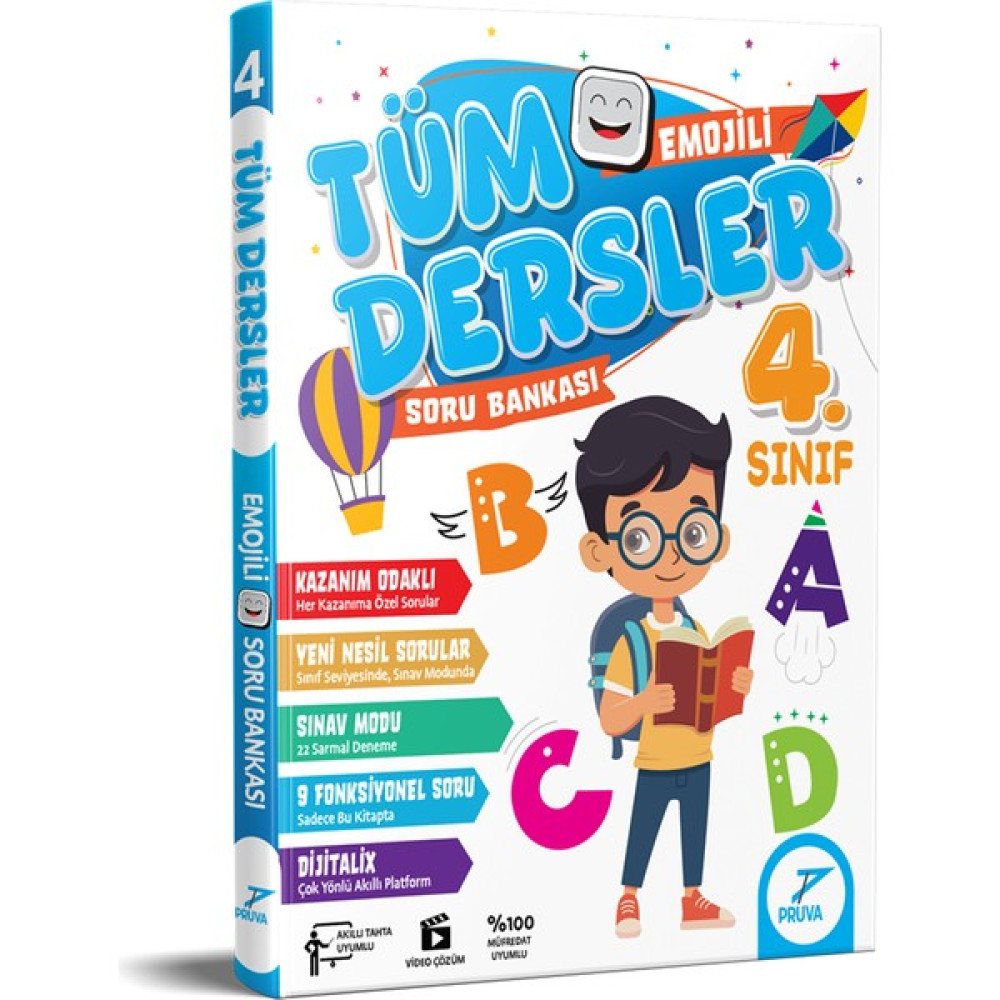 Pruva 4. Sınıf Tüm Dersler Emojili Soru Bankası Tüm Dersler Fiyatı