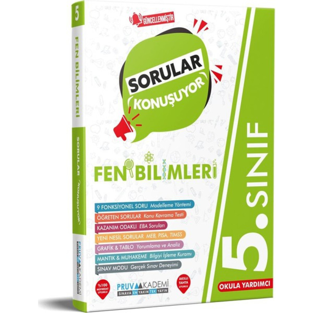 Pruva Akademi 5. Sınıf Fen Bilimleri Sorular Konuşuyor Fen - Bilişim ve Teknoloji Fiyatı