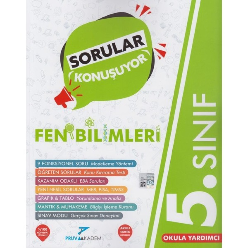 Pruva Akademi 5. Sınıf Fen Bilimleri Sorular Konuşuyor Soru Bankası Kaynak Kitapları Fiyatı