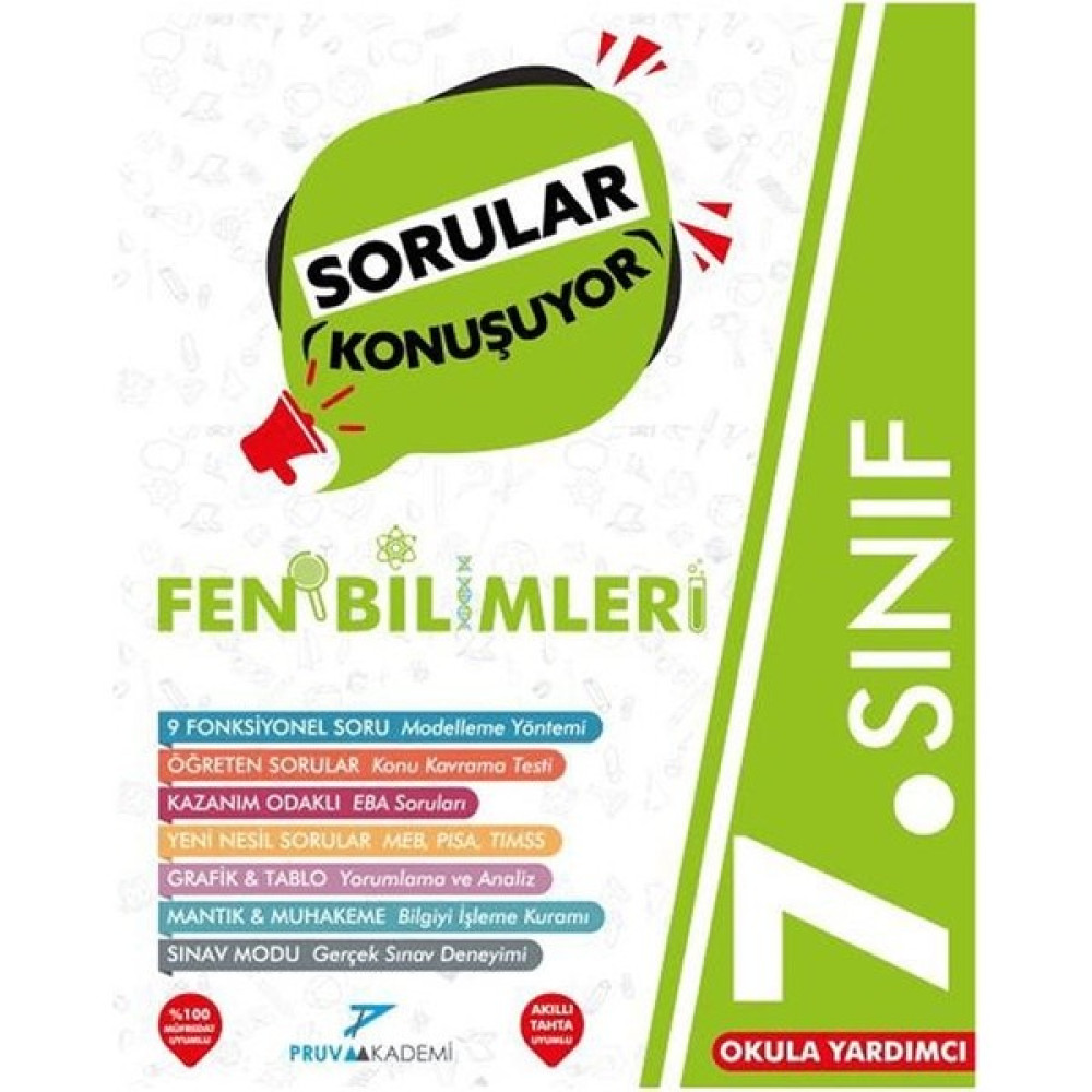 Pruva Akademi 7. Sınıf Fen Bilimleri Sorular Konuşuyor Soru Bankası Fen - Bilişim ve Teknoloji Fiyatı