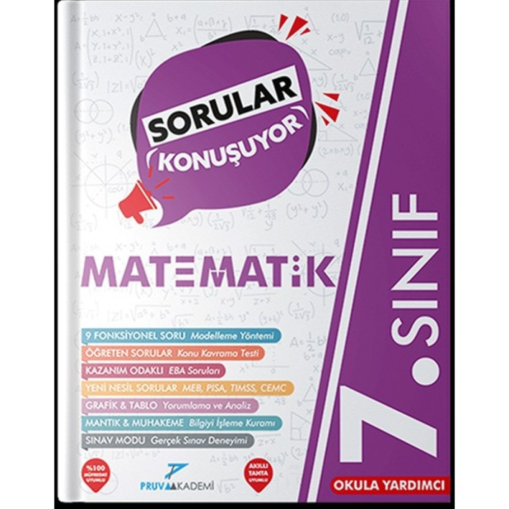 Pruva Akademi 7. Sınıf Matematik Yeni Nesil Soru Bankası Kaynak Kitapları Fiyatı