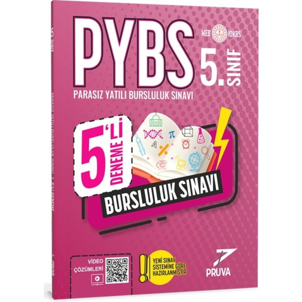 Pruva Yayınları 5. Sınıf PBYS Bursluluk 5'li Deneme 2023 Kaynak Kitapları Fiyatı