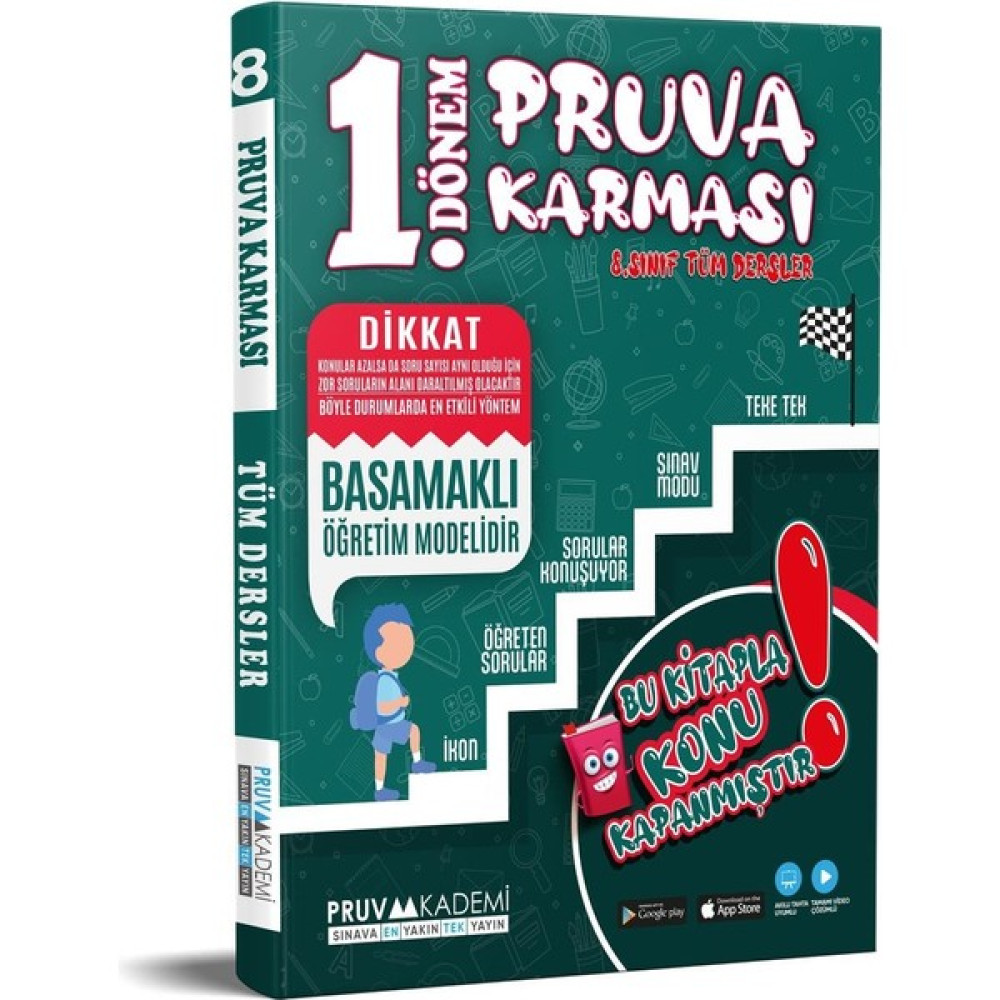 Pruva Yayınları 8. Sınıf 1. Dönem Pruva Karması Tüm Dersler Fiyatı