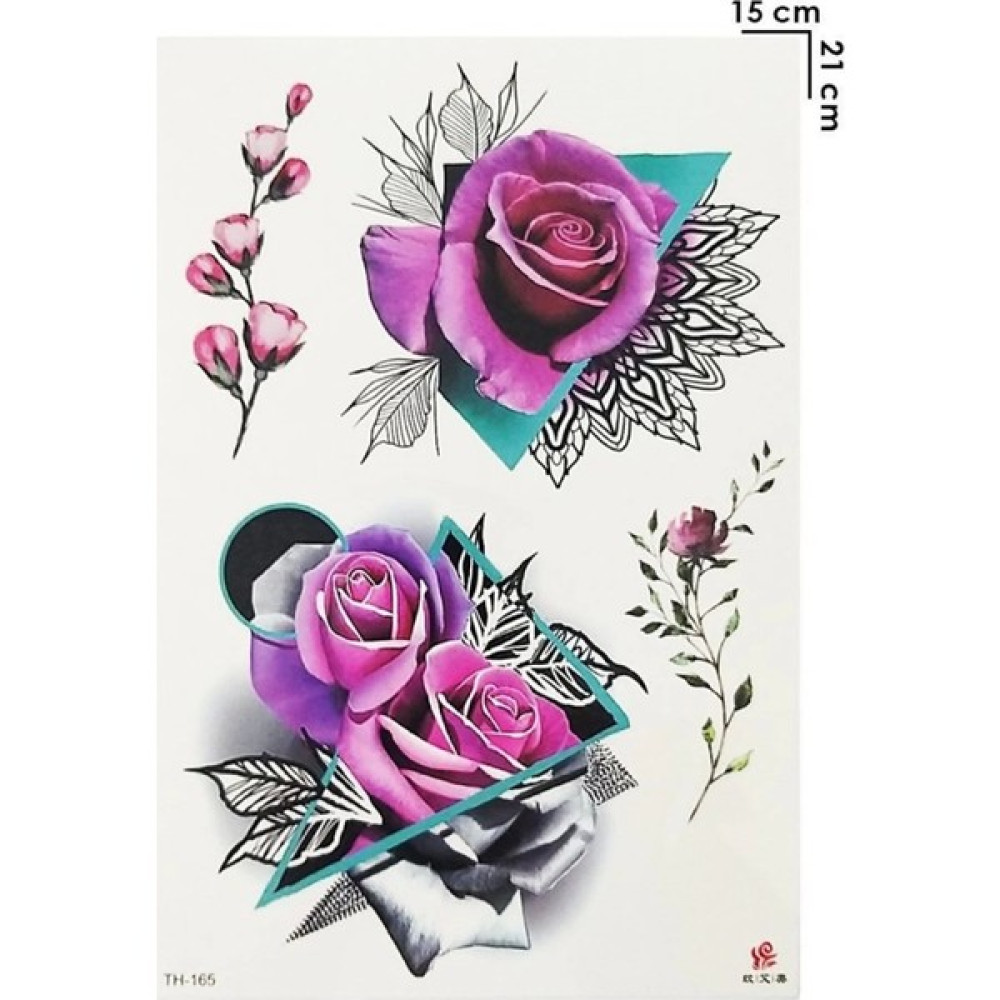 PRVT Geçici Gül Dövme Tattoo Altın, Takı & Aksesuar Fiyatı