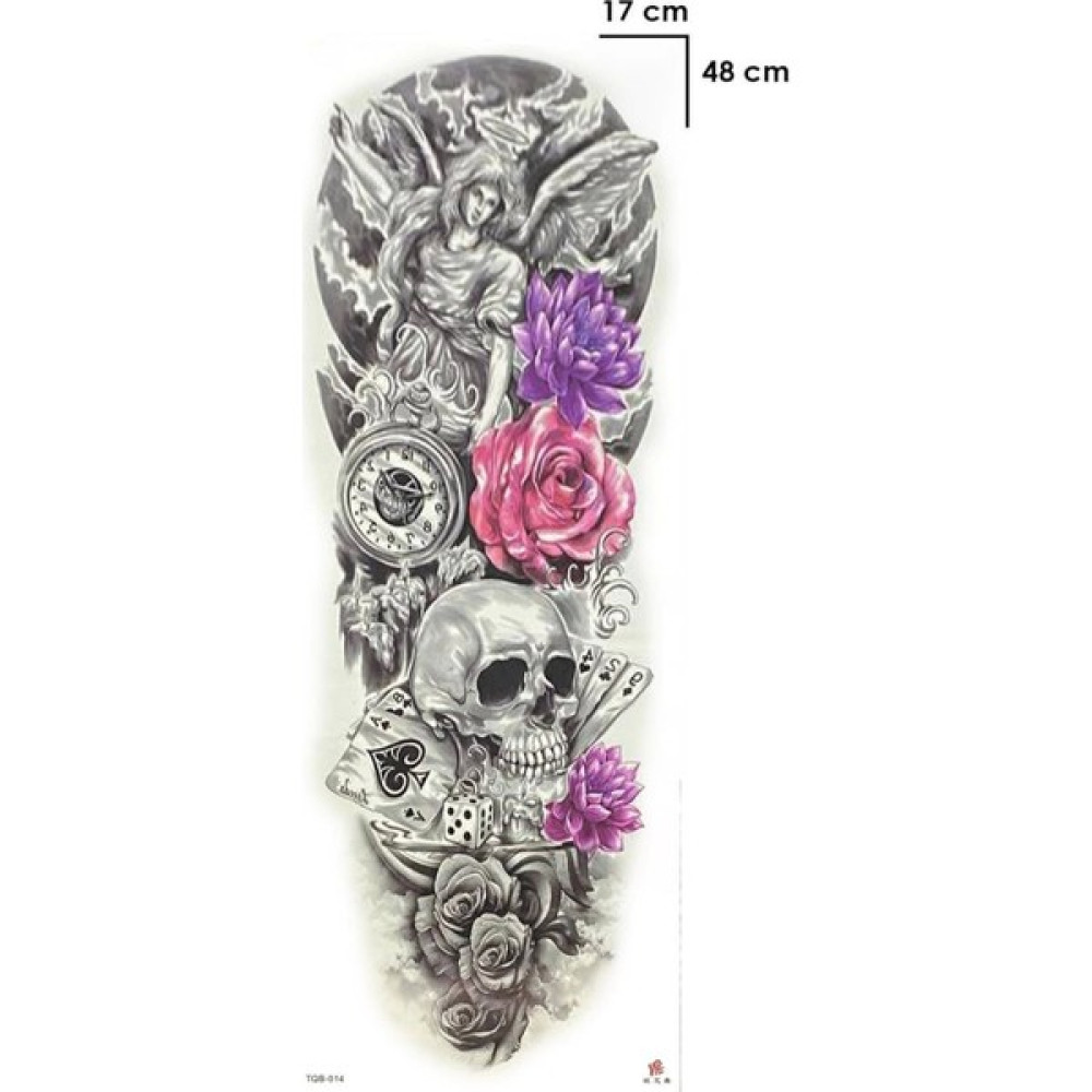 PRVT Geçici Melek ve Çiçek Dövme Tattoo Altın, Takı & Aksesuar Fiyatı