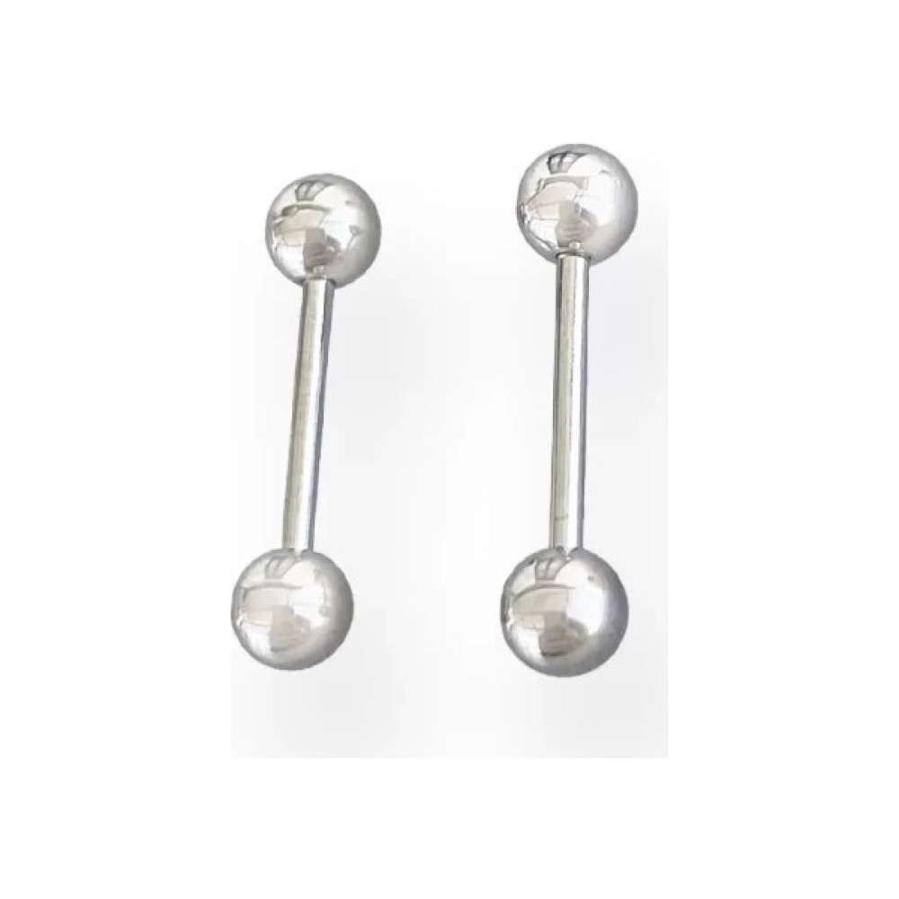 PRVT Gümüş Renk Düz Bar Piercing Altın & Gümüş Piercing Fiyatı