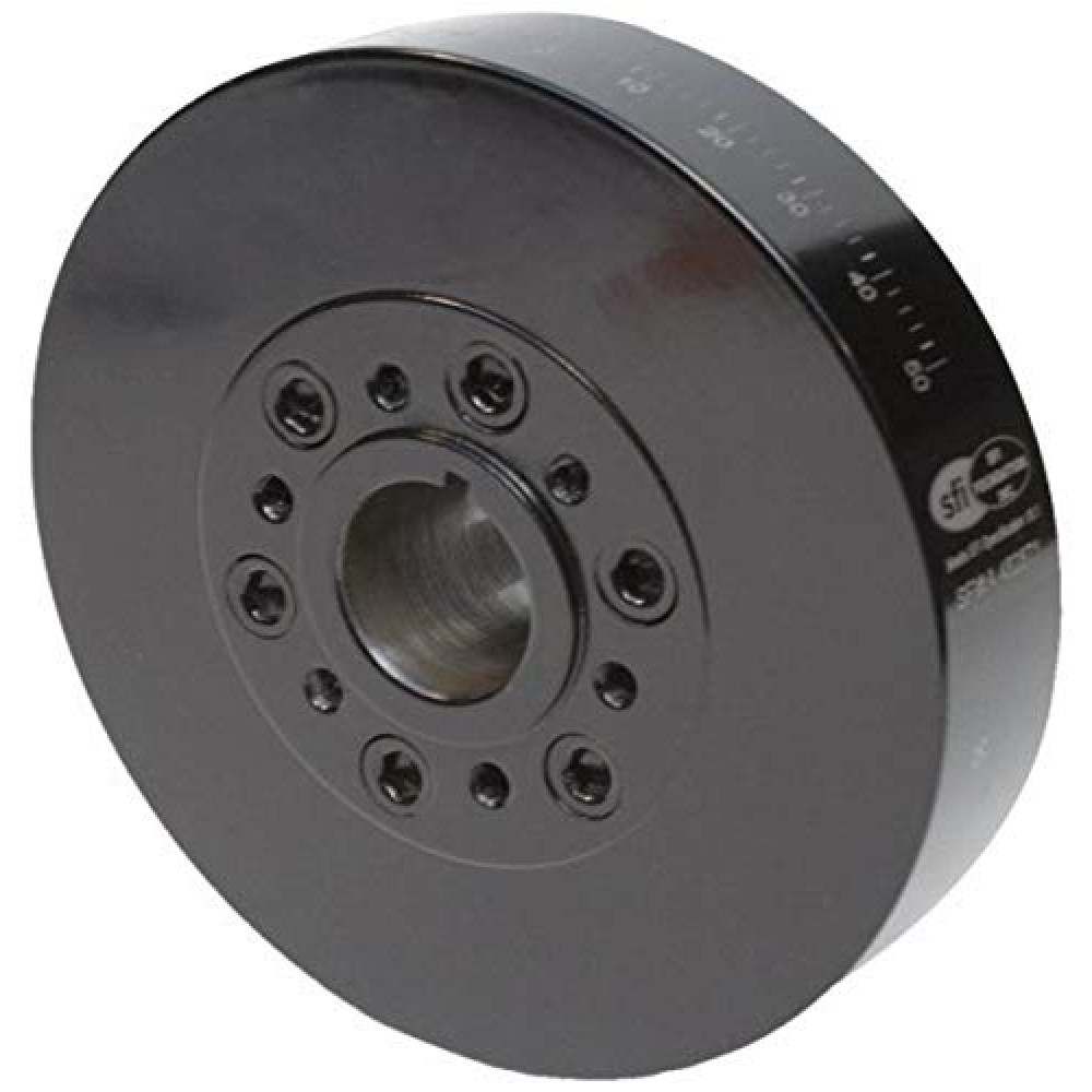 PRW 2531801 FluidGel Black 7.25" OD 0-Balance Damper for Mopar 273-360 1964-91