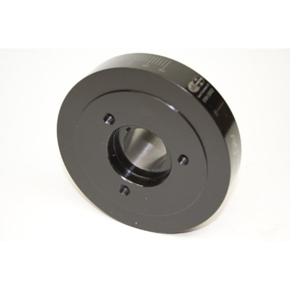 PRW 2542701 FluidGel Black 6.25" OD 0-Balance Damper for Chevy 396-427 1966-72