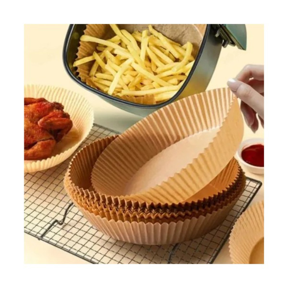 Ps-Peakstore 20 cm Airfryer Pişirme Kağıdı 50 Adet Air Fryer Kağıt XXL - XL Philips Xiaomi Tefal ve Tüm Modeller ile Uyumlu Pişirme Kağıdı Fiyatı