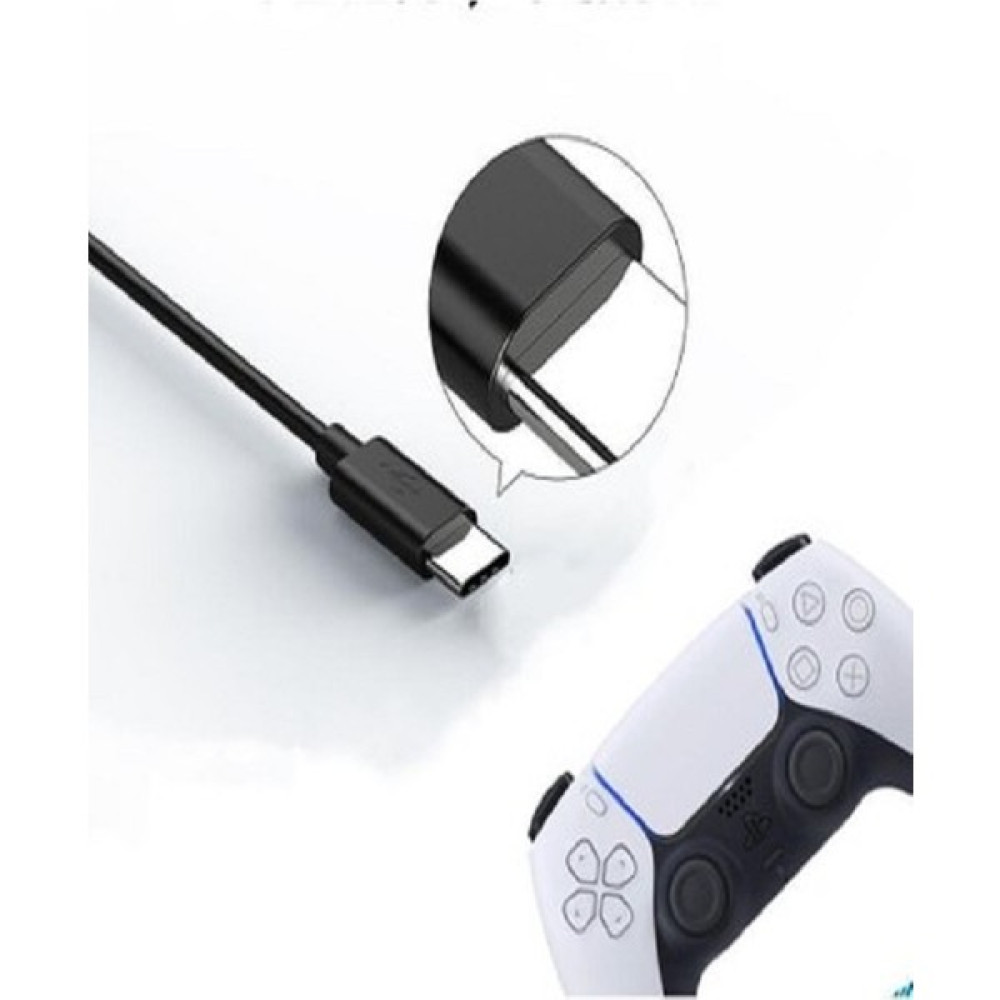 Ps5 ve Xbox Kol Şarj Kablosu Type-C - Siyah PlayStation 5 PS5 Oyunları Fiyatı