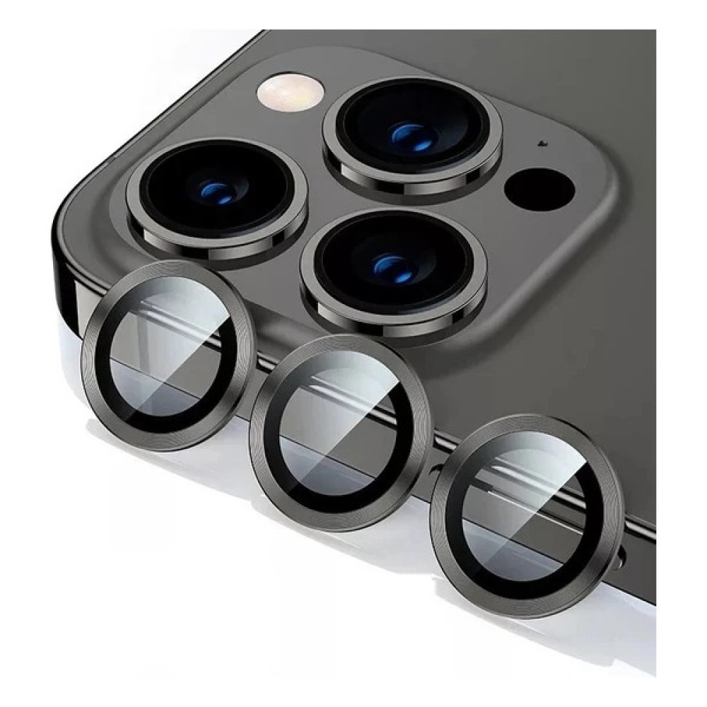 PSGT  ıphone 13/pro Pro Max Uyumlu Alüminyum Alaşım 3D Kamera Lens Koruyucu - Siyah - iPhone 13 Pro Max Cep Telefonu Ekran Koruyucusu Fiyatı
