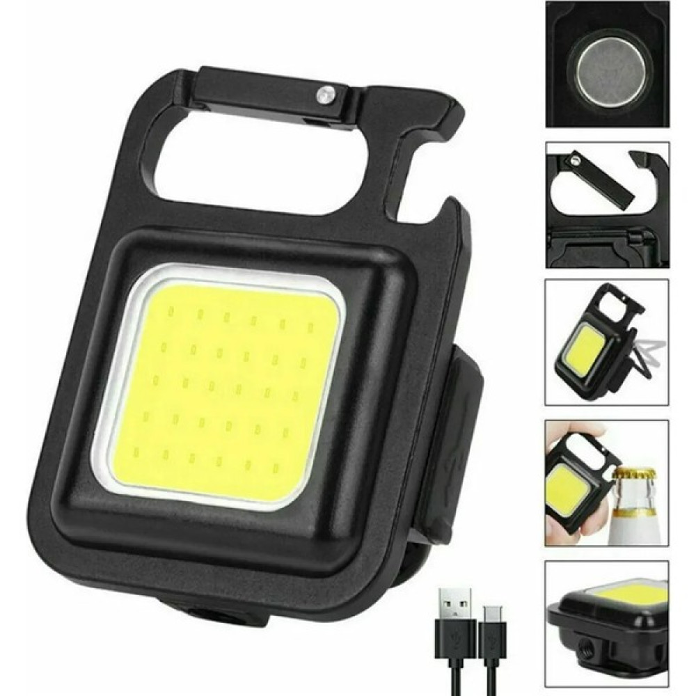 PSGT Mini LED Anahtarlık El Feneri USB Şarj Edilebilir Lamba Taşınabilir Cep Feneri Açık Kamp Için Işık El Feneri Fiyatı