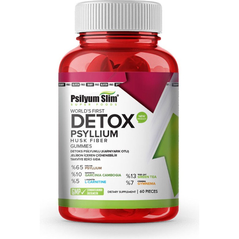 Psilyum Slim 60 Adet Jelibon İçeren Detox Ürünü Türkiye Menşeli Doğal Karnıyarık Otu Tozu - 1 Adet Diğer Fiyatı