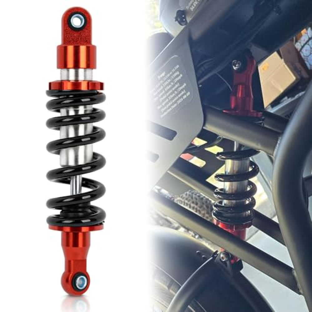 PSLER Updated 280mm Adjustable Motorcycle Rear Shocks Absorber Suspension - 11" Shock 1000LBS for Dirt Pit Bike for Pw80 Apollo Stomp WPB M2R Lucky 50cc 70cc 90cc 110cc 125cc 150cc Ssr 125 Crf50