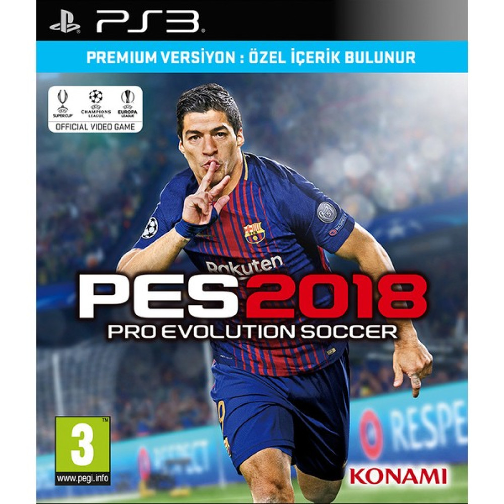 Psx3 Pes 2018 Premium Edition PlayStation 2 - 3 Oyunları Fiyatı
