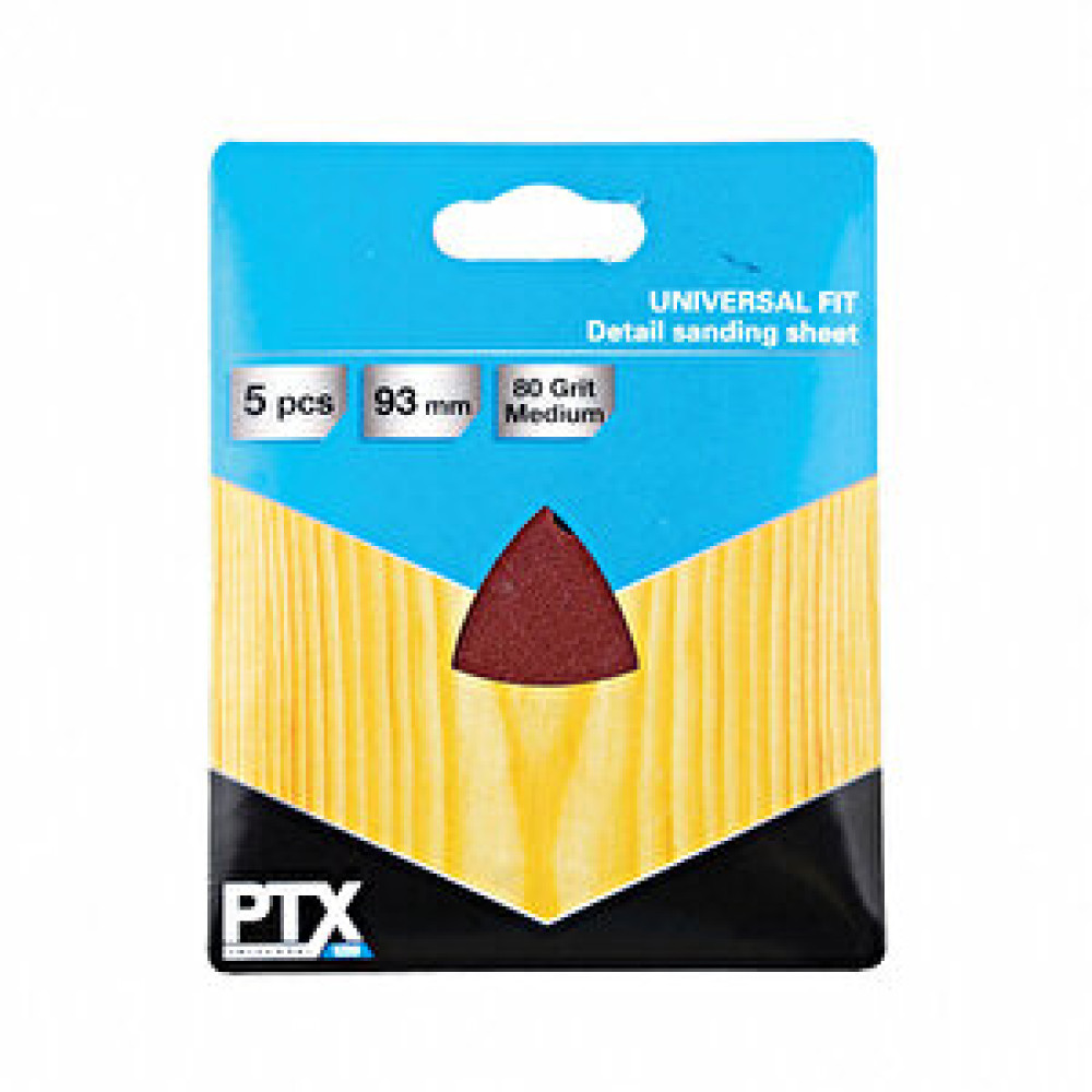 Ptx Zımpara Kağıdı Delta 5 Parça 93mm 40 gram Yedek Parça - Elektrikli El Aletleri Fiyatı