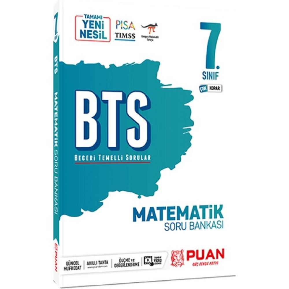 Puan Yayınları 7. Sınıf Matematik Bts Beceri Temelli Soru Bankası Ders Sınav Kitapları Fiyatı