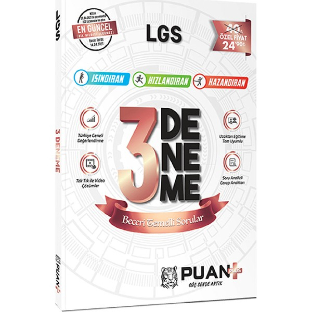 Puan Yayınları 8. Sınıf LGS 2023 En Güncel 3 Deneme TEOG Kitapları Fiyatı