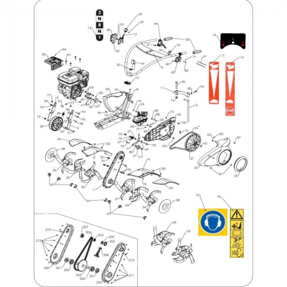 Pubert Vario Gidon Kolu No - 9 Bahçe Makinesi Fiyatı