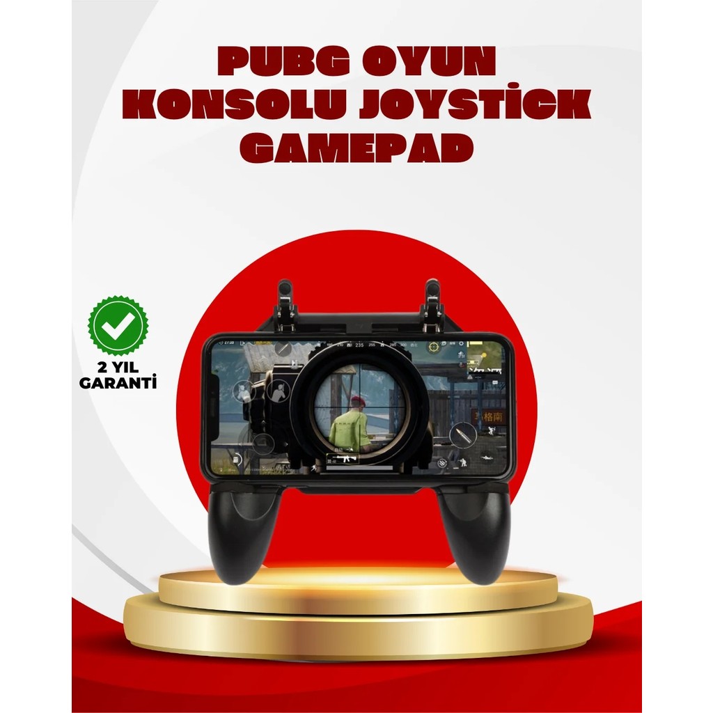 Pubg Mobile Uyumlu Joystickli Oyun Gamepadi Ergonomik Tasarım ve Dayanıklı ABS Plastik Malzeme Xbox Oyun Kolu ve Aksesuarları Fiyatı
