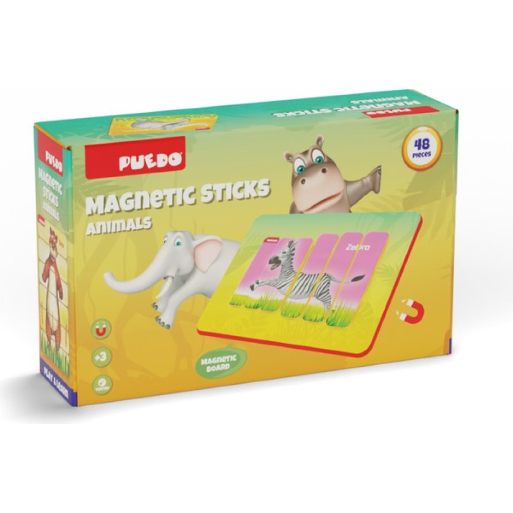 Puedo Manyetik Çubuk Puzzle - Hayvanlar Eğitici Oyuncak Fiyatı