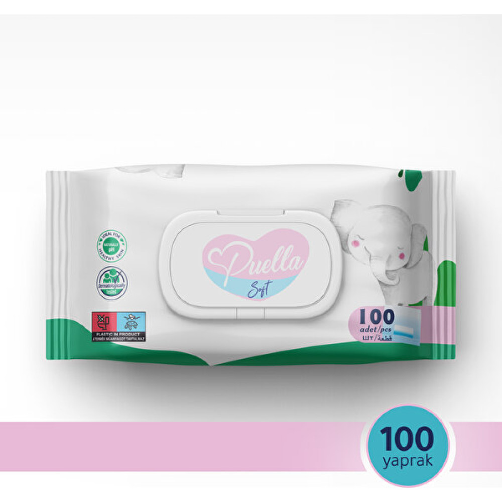 Puella Bebek Yenidoğan Islak Mendil 100 Yaprak Bebek Bakım Fiyatı
