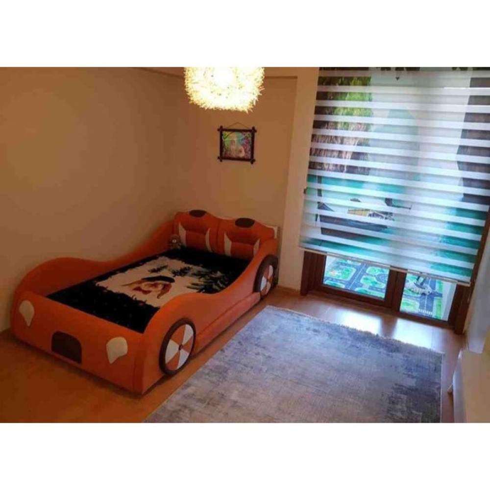 Puf Bebe 120X200 Ölçüde Çocuk Yatağı ( Iç Yatak Dahildir) - 120 x 200 cm - Turuncu Karyola Fiyatı