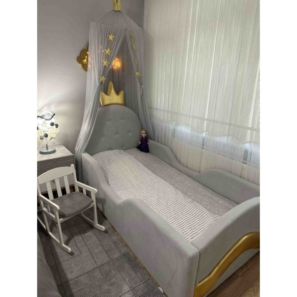 Puf Bebe 90X190 Ölçüde Çocuk Yatağı (Iç Yatak Dahildir) - Gri - 90 x 190  cm Bebek-Çocuk Odası Fiyatı