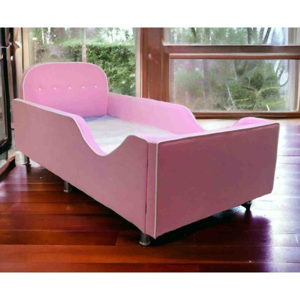 Puf Bebe 90X190 Ölçüde Çocuk Yatağı ( Iç Yatak Dahildir) - Pembe - 90 x 190 cm Karyola Fiyatı
