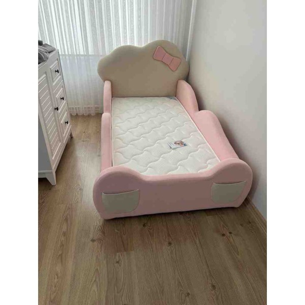 Puf Bebe 90X190 Ölçüde Çocuk Yatağı (Iç Yatak Dahildir) - Pembe - 90 x 190 cm Karyola Fiyatı