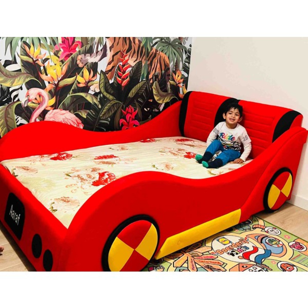 Puf Bebe 90X190 Ölçüde Çocuk Yatağı(Iç Yatak Dahildir)(Isimsiz) - Kırmızı - 120 x 200 cm Karyola Fiyatı