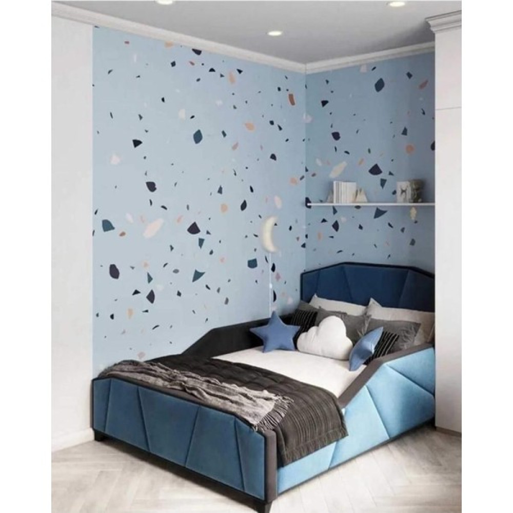 Puf Bebe Montessori 120 x 200 cm Mavi Çocuk Yatağı Yatak Dahildir - 100 x 200 cm Bebek-Çocuk Odası Fiyatı